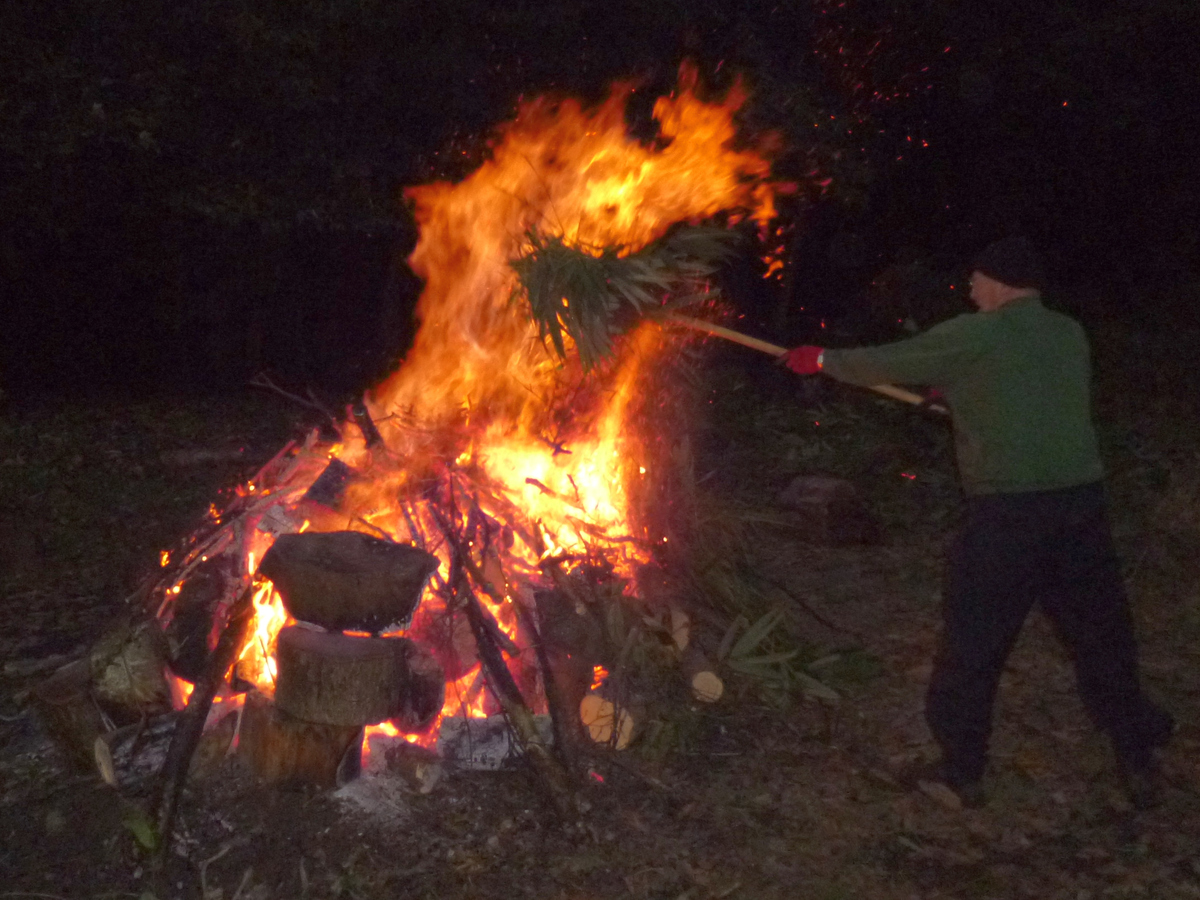 Bonfire for Kuoni staff